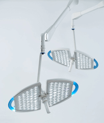 Image: The SlimLED Surgical Lighting System (photo courtesy MediLand Enterprise Corporation).